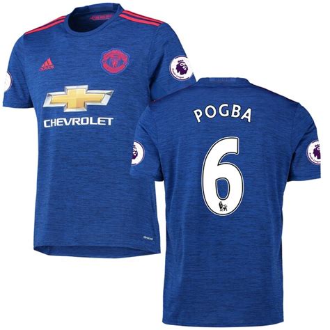 paul pogba manchester united adidas 2016 17 away replica jersey|why is paul pogba banned.